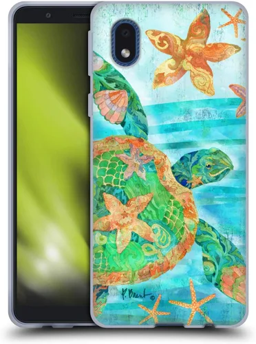 Vista 10 de Head Case Designs Officially Licensed Paul Brent Agate Mermaid Coastal Gel Case [Military Grade Protection] Compatible with Samsung Galaxy A01 Core