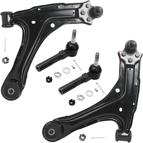 Vista 207 de Detroit Axle - 4 piezas de brazos de control traseros para Ford C-Max, Focus, Mazda 3 5, Volvo C30, C70, S40, V50, 4 brazos de control superiores e