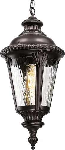 Vista 14 de Emliviar XE265B-M BK-SW - Lámpara de pared clásica negra de 24.4 pulgadas, color negro, para pasillo, base E26 de 60 W máximo, XE265B-M BK-SW