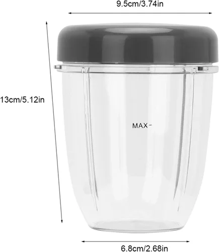 Vista 3 de Nutribullets - Vasos para licuadora, abdominales + piezas de repuesto Nutribulletss, kit de piezas de repuesto para licuadora de 900 W, incluye