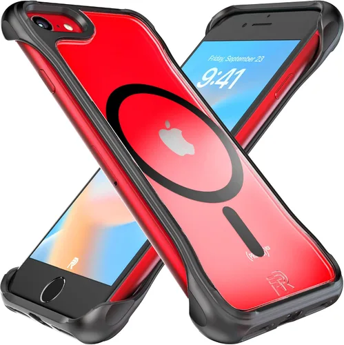 Vista 17 de REBEL Funda para iPhone 8 Plus, serie 7 Plus, lados expuestos Gen-1 para mayor comodidad, protección y a prueba de golpes, ajuste delgado, sin