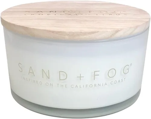 Vista 19 de Sand + Fog Vela perfumada - Chai – Aromas adicionales y tamaños – Mecha 100% de algodón sin plomo - Velas de lujo en frasco para refrescar el aire