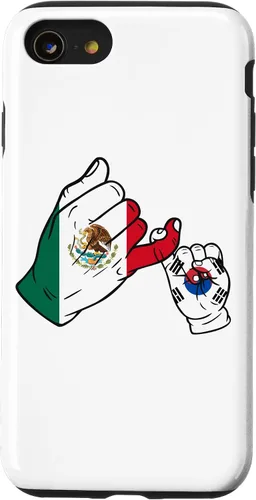Vista 13 de iPhone 15 Parent and child Mexico and South Korea family Case