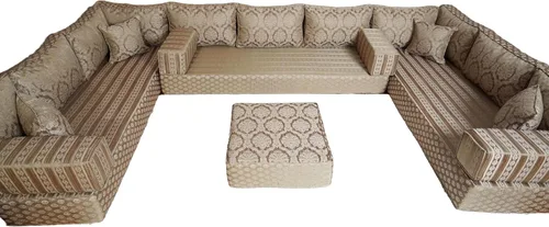 Vista 19 de arabicsofa Sofá de Asiento de Piso Tradicional Árabe – Cojines de Piso de Estilo Marroquí Hechos a Mano para Habitación de Huéspedes