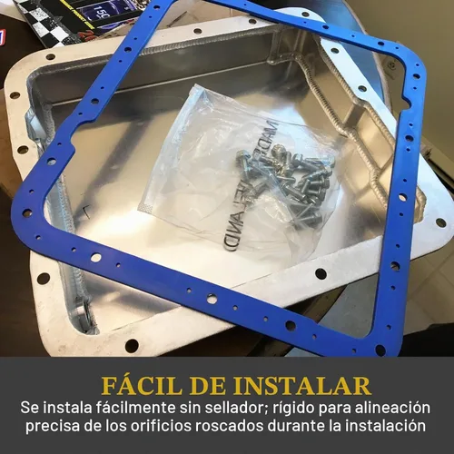 Vista 4 de 93104 Junta de cárter de aceite de transmisión compatible con Moroso 4L60E, 700R4