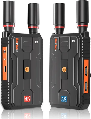 Vista 7 de Receptor HDMI inalámbrico: kit extensor inalámbrico HDMI Plug&Play, receptor 5G 820FT con Loopout para transmitir video y audio a monitor desde una