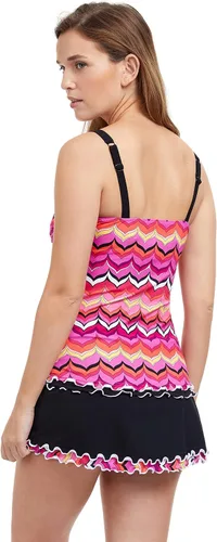 Vista 3 de Profile by Gottex Tankini estándar Palm Springs E-Cup para mujer