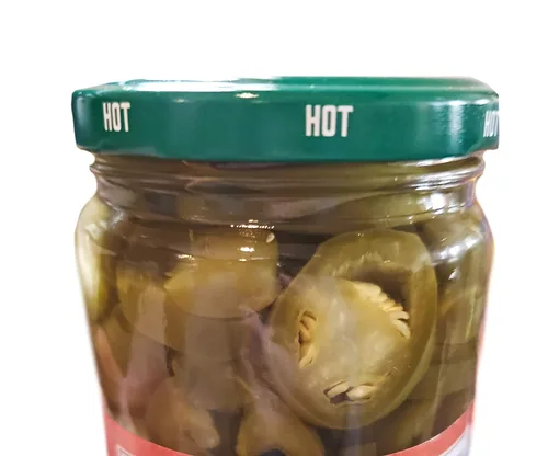 Vista 2 de Tuscan Garden - Rebanadas de jalapeño caliente natural, 1 tarro (16 onzas)
