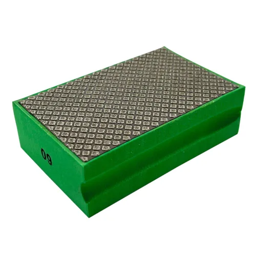 Vista 5 de Almohadillas de pulido de mano de 3.5" para hormigón, granito y mármol, húmedo o seco, galvanizado, grano #60 a #400