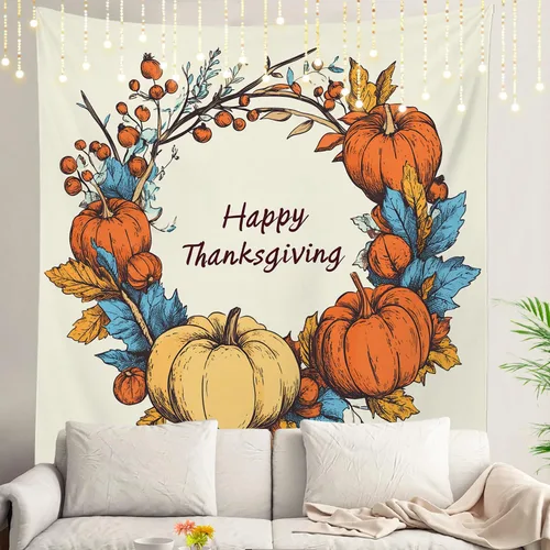 Vista 104 de Shrahala Modern Abstract Artwork Wall Tapestry, Orange Black Beige Wall Hanging Large Tapestry Decoration Polyester Fiber White Hem Around for Dorm