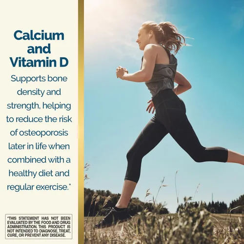 Vista 8 de Nature's Wonder Calcio 600 mg con vitamina D3 20 mcg para la salud ósea, 220 tabletas Daily Mineral Complex for Adults, Helps Maintain Strong