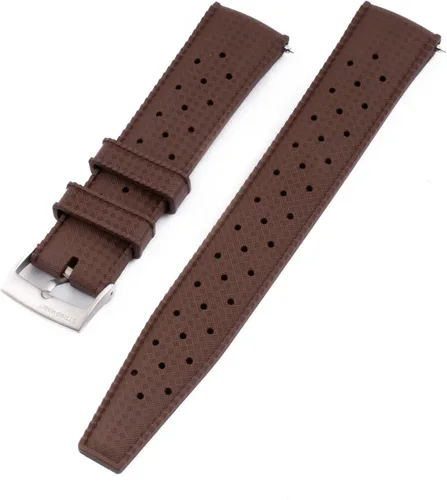 Vista 19 de StrapHabit Correa de reloj de liberación rápida estilo tropical de goma FKM 18mm, 19mm, 20mm, 21mm, 22mm Negro