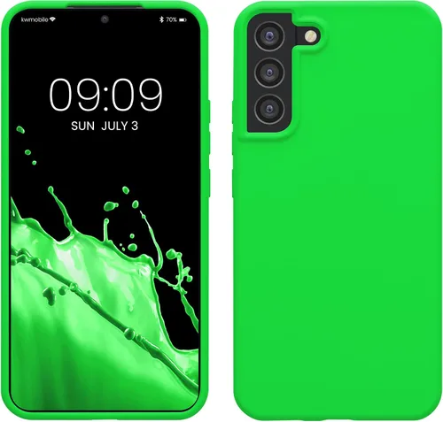 Vista 331 de kwmobile Funda compatible con Samsung Galaxy S9 - Funda de silicona TPU con acabado suave - Blue Reef