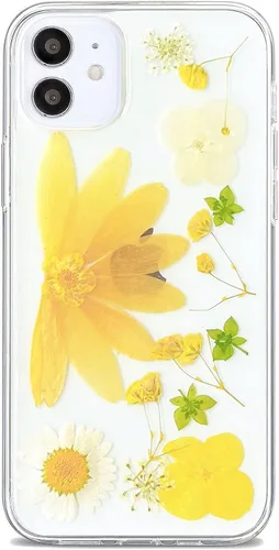 Vista 11 de Abbery - Funda diseñada para iPhone 12/12 Pro con purpurina, transparente y linda con diseño de mariposa, correa para la muñeca, brillante