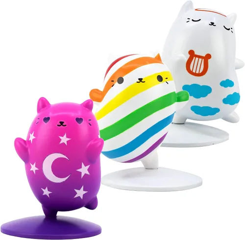 Vista 8 de Cats vs Pickles Paquete de 3 mini figuras Mini figuras para niños Figuras de animales pequeños Juguetes de plástico para niños y adultos
