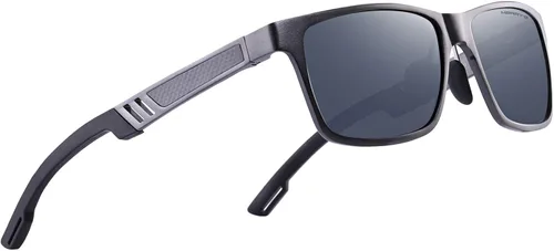 Vista 7 de MERRYS 2016 retro marco de aluminio conducción polarizado gafas de sol para hombres mujeres S8571