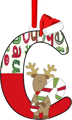 Vista 8 de Decoración colgante para árbol de Navidad de 26 letras, adornos para árbol de Navidad, adornos personalizados de 26 letras, decoración de Navidad