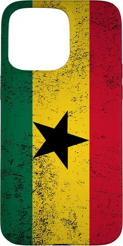 Vista 31 de Grunge Ghana Flag Vintage Accra West African Ghanaian Gift Case for iPhone 17