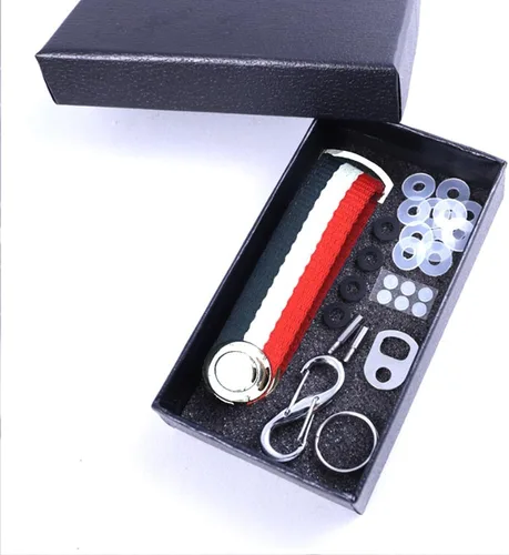 Vista 9 de Llavero compacto - Elegante y práctico organizador de llaves de bolsillo con mecanismo de bloqueo seguro. (negro)