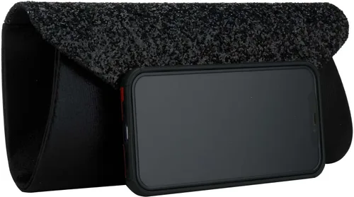 Vista 3 de Bolso de noche con lentejuelas con purpurina para mujer, bolso de mano para fiesta nupcial