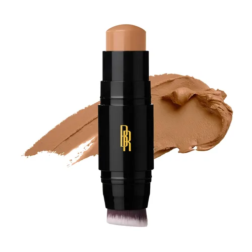 Vista 11 de Base de maquillaje en barra Black Radiance Color Perfect con aplicador de cepillo suave en dúo – Fórmula versátil, construible, mezclable y rica