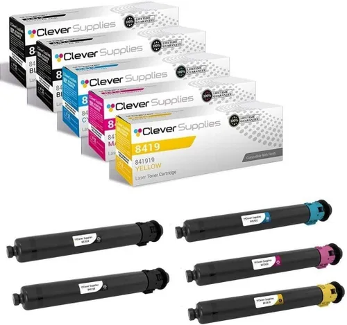Vista 50 de CS - Cartucho de tóner compatible para Ricoh C220 406046 Color negro láser Aficio SP C220 Aficio SP C220A Aficio SP C220DN Aficio SP C220N Aficio SP
