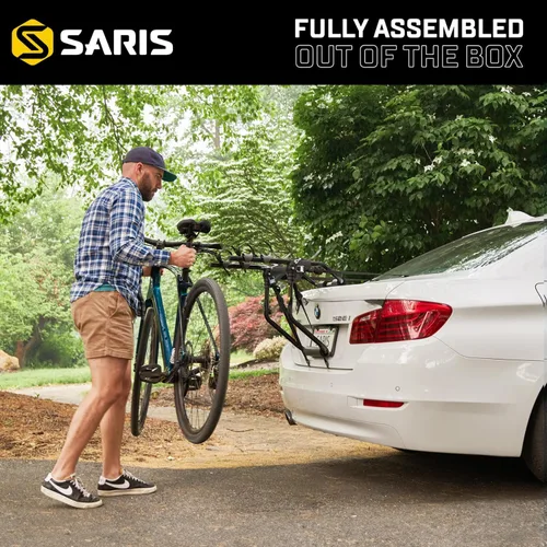 Vista 3 de Saris Guardian - Portabicicletas para maletero – Portabicicletas sin enganche para coche, sedán, hatchback, SUV, camioneta, montaje plegable
