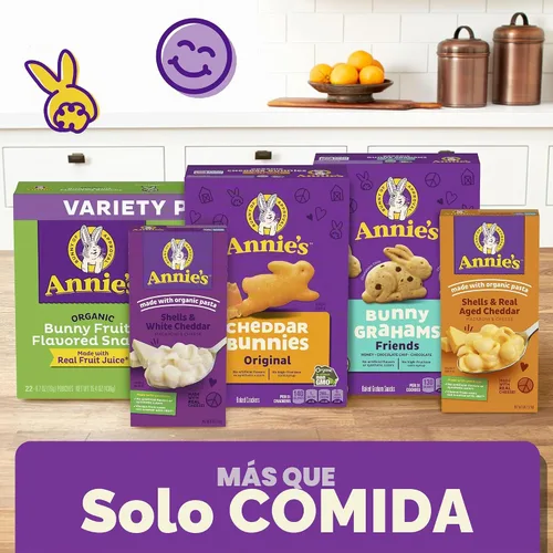 Vista 9 de Annie's Organic Chocolate Bunny Graham Snacks, 7.5 onzas Sabor a chocolate, USDA orgánico y sin OMG, sin sabores artificiales ni jarabe de maíz