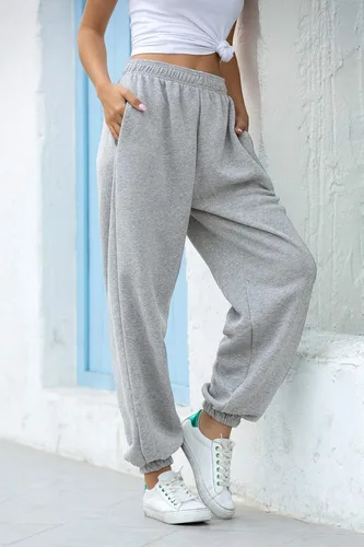 Vista 4 de Ru Sweet - Pantalones deportivos holgados para mujer con bolsillos y talle alto para yoga y gimnasio