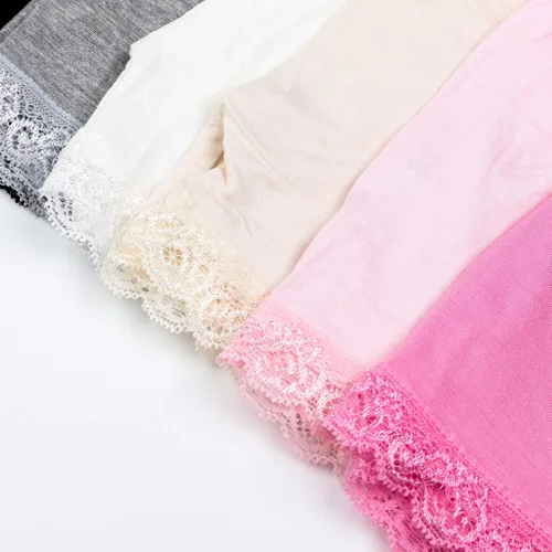 Vista 6 de Auranso Pantalones cortos de baile para niñas de color sólido transpirables (paquete de 6)