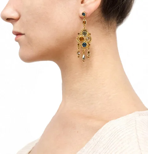 Vista 2 de Ben-Amun Arabian Nights Collection Swarovski Crystal Gold Plated New York Fashion Jewelry