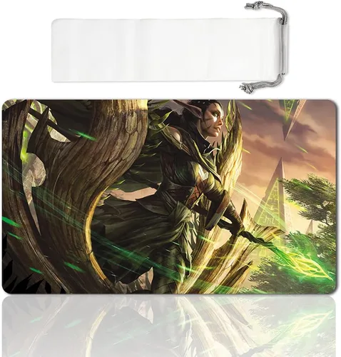 Vista 14 de Juego de mesa MTG Playmat Games Tamaño 60X35 cm CCG Compatible para MTG CCG RPG Juego de cartas coleccionables (Ajani Steadfast)