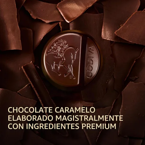 Vista 5 de Godiva Masterpiece - Bolsas de chocolate oscuro, centro de caramelo, 4