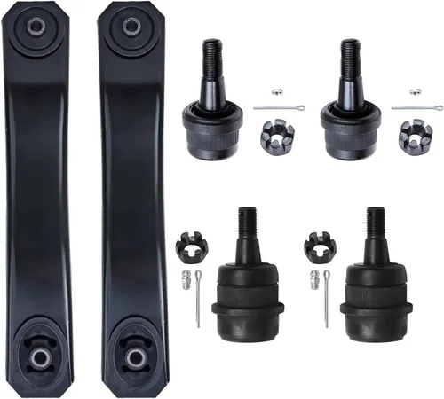Vista 107 de Detroit Axle - Kit de extremo delantero para Chrysler 300 Dodge Charger 2011-2023 Challenger, 2 Lower Rearward Control Arms 2 Outer Tie Rods 2
