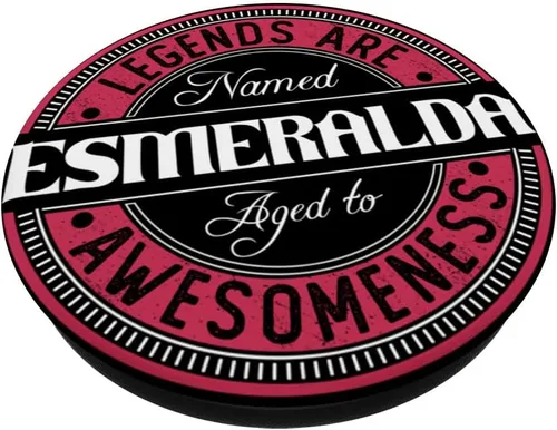 Vista 2 de Esmeralda Se nombran las leyendas Esmeralda PopSockets PopGrip intercambiables