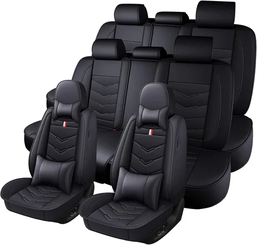Vista 20 de Funda de asiento de auto para Dodge Durango 2002-2026, funda de cojín duradera, resistente al desgaste, impermeable, transpirable, sin olor, fundas