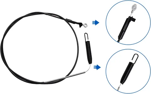 Vista 4 de Poagavgs Pro-Parts 133-8158 - Cable de freno de hoja con kit de soporte para Toro 30 pulgadas Timemaster 20199 20200 20975 20977 Reemplazo 133-8158