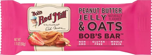 Vista 11 de Bob's Red Mill Snack Bar de plátano y avena con mantequilla de maní, 12 bares