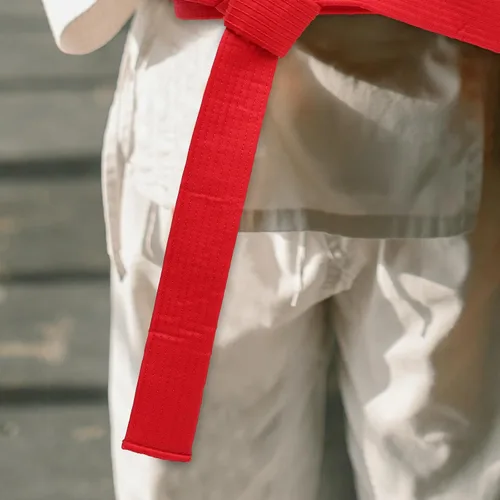 Vista 7 de BESPORTBLE Cinturón de Taekwondo de 6 piezas, traje negro para niños, conjuntos de regalos para hombres y niños, cinturones para niños, cinturón