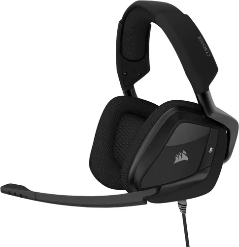 Vista 9 de Auriculares Corsair Void RGB Elite USB Premium para juegos con sonido envolvente 7.1, Carbon Negro