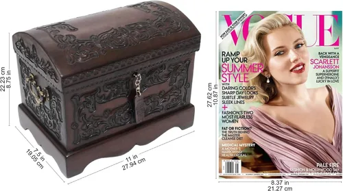 Vista 18 de NOVICA Caja de joyería de madera y cuero labrado Mohena con temática colonial, legado colonial