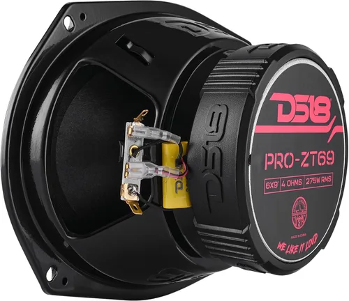 Vista 8 de DS18 PRO-ZT Pro Audio - Altavoces coaxiales de rango medio con tweeter de bala integrado, 4 ohmios, resistente al agua, parrilla de malla metálica