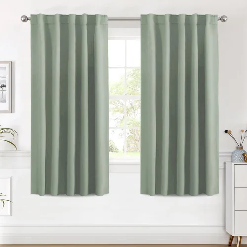 Vista 155 de H.VERSAILTEX Cortinas Opacas con Aislamiento Térmico, Paneles de Tratamiento de Ventanas que Oscurecen la Habitación, Cortinas Opacas para Sala
