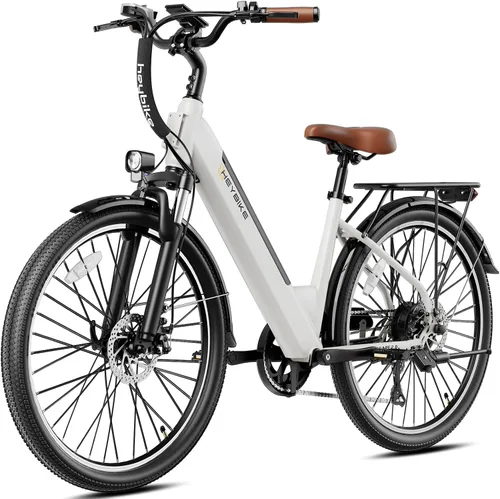 Vista 31 de Heybike Bicicleta eléctrica Cityscape 2.0 para adultos con motor de pico de 1200 W, batería extraíble de 468 Wh, bicicleta eléctrica de 50 millas