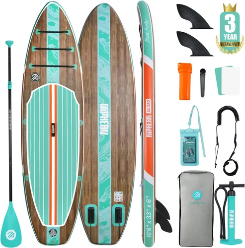Vista 30 de Niphean Inflatable Stand Up Paddle Board with SUP Accessories