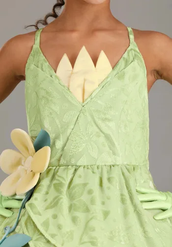 Vista 6 de Disfraz Deluxe de Tiana de La Princesa y el Sapo para Niñas de Disney Multicolor