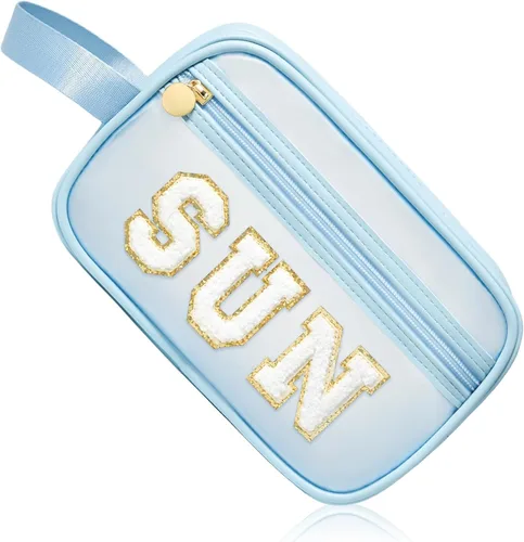Vista 21 de COSHAYSOO Bolsas transparentes para aperitivos, bolsa de viaje para mujeres y niñas, lindas vacaciones de verano, playa, piscina, día del lago