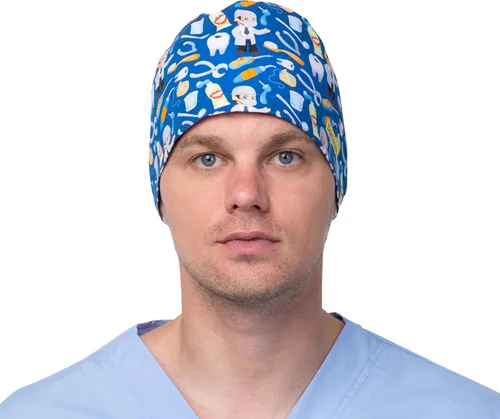 Vista 2 de Gorras de trabajo modernas y clásicas - Cómodas y transpirables para hombres y mujeres, cubierta de cabeza estética larga