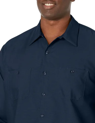 Vista 4 de Red Kap - Camisa de trabajo industrial de manga larga para hombre