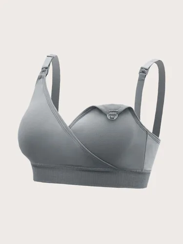 Vista 3 de Milumia Bralettes de lactancia con relleno de 3 piezas para mujer